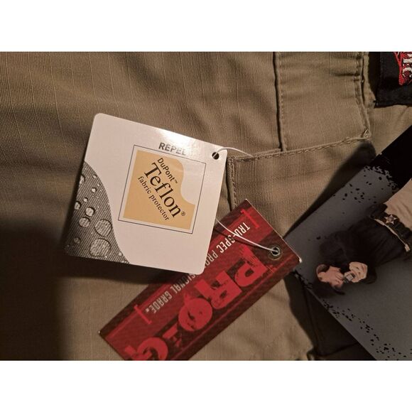 New TRU-SPEC Size 16 24-7 Series Ripstop Cargo Tactical Work Pants Tan Khaki NWT - Picture 9 of 11